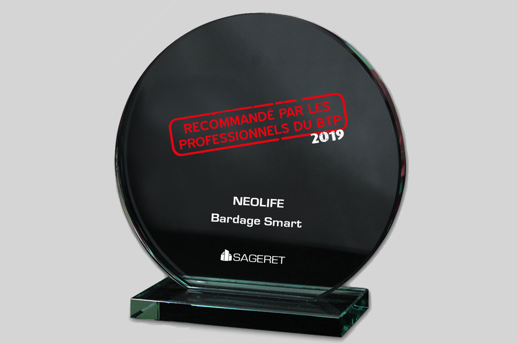 Bardage SMART élu meilleur produit du BTP 2019